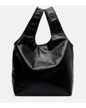 Dries Van Noten Tote Bag March Large Aus Leder - Schwarz