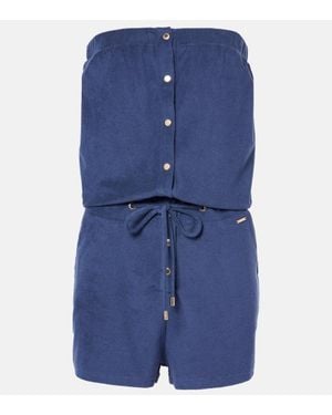 Melissa Odabash Jumpsuit Corta Naomi - Blu