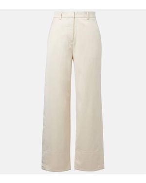 TOTEME Weite High-Rise-Hose - Natur