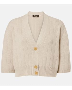 Loro Piana Cervatto Cashmere Cardigan - Natural