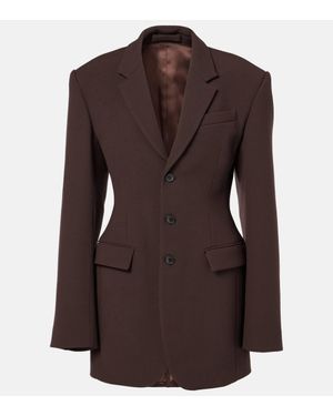 Wardrobe NYC Wool Blazer - Brown