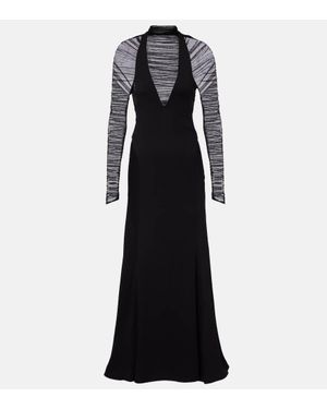 Christopher Esber Maxikleid Uma - Schwarz