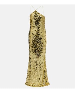 The Sei Sequined Gown - Metallic