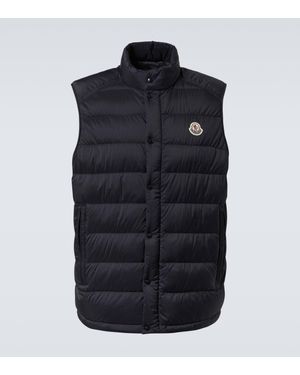 Moncler Down Vest Barthe in Black for Men Lyst UK