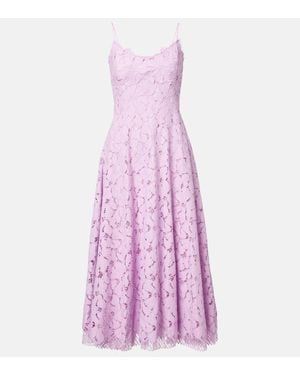 Jonathan Simkhai Julia Lace Midi Dress - Pink