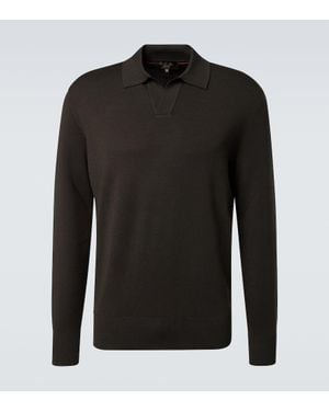 Loro Piana Polopullover Aus Schurwolle - Schwarz