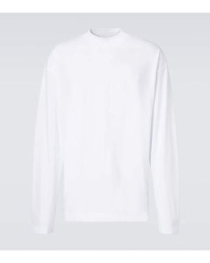 Dries Van Noten Longsleeve Aus Baumwolle - Weiß