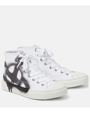 Vivienne Westwood Sneakers Alte Plimsoll Con Stampa - Bianco
