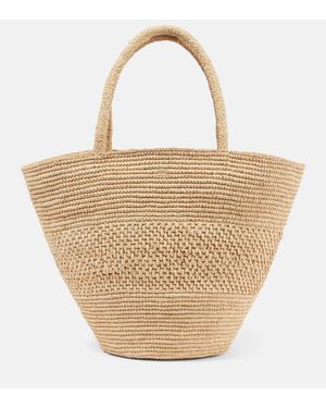 The Row Emilie Small Raffia Basket Bag - Natural