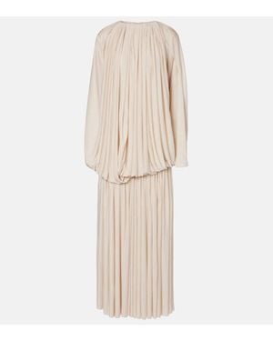 Calvin Klein Angelina Draped Gown - Natural