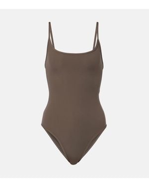 TOTEME Jersey Swimsuit - Brown