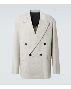 Bottega Veneta Double-Breasted Blazer - Gray