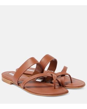 Manolo Blahnik Sandali Susacru - Marrone