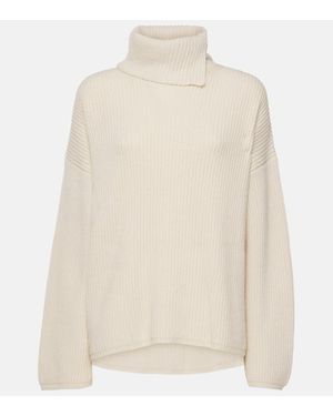 JOSEPH Pull En Laine, Cachemire Et Soie - Blanc