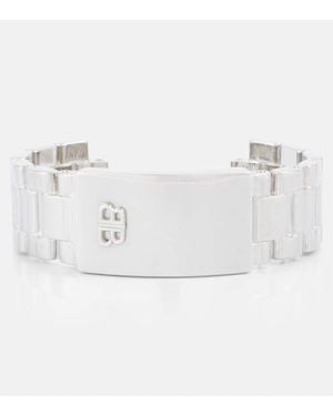 Balenciaga 24/7 Cuff Bracelet - White
