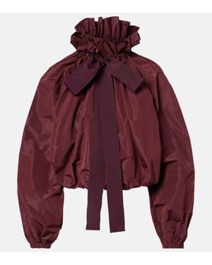 Patou Bluse Iconic Aus Baumwolle - Rot