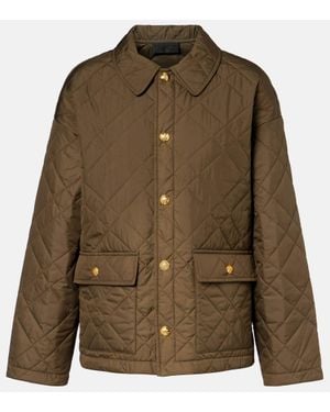 Nili Lotan Helah Quilted Puffer Jacket - Green