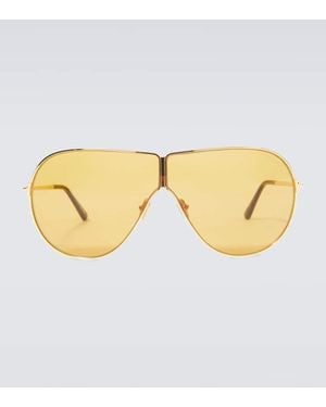 Tom Ford Occhiali Aviator Keating - Metallizzato