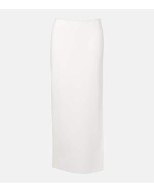 KHAITE Falda Tubo Lilth De Crepe De Jersey - Blanco