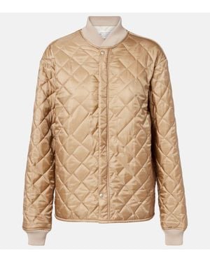 Maison Margiela Quilted Reversible Jacket - Natural