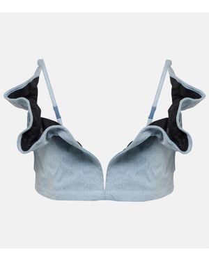 Y. Project Brassiere En Jean - Bleu