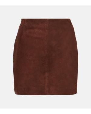 Nour Hammour Minifalda Remi De Ante - Marrón