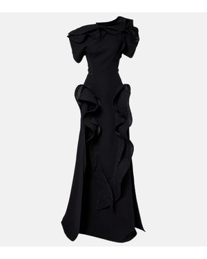 Maticevski Robe Longue Synergies Asymetrique - Noir