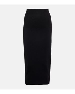 Victoria Beckham Midirock Body Aus Strick - Schwarz