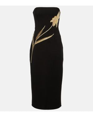 STAUD Abito Midi Brooke - Nero