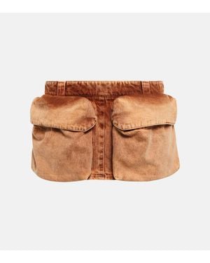 Miu Miu Jeansrock - Braun