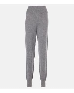 Chloé Wool Joggers - Grey