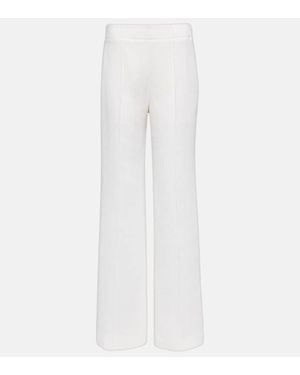 Chloé Hose Aus Wolle - Weiß