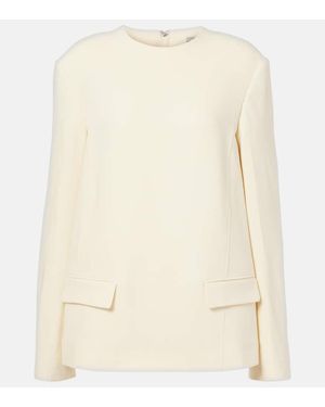 TOTEME Crepe Top - Natural