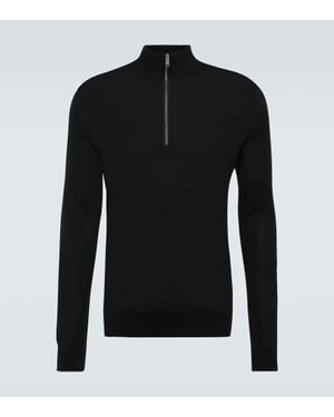 ZEGNA Pullover Aus Wolle - Schwarz