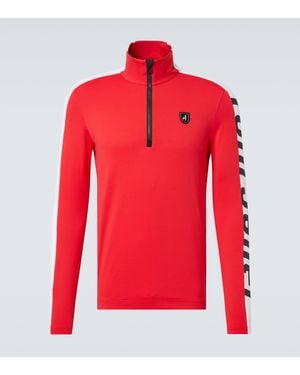 Toni Sailer Jim Jersey Ski Top - Red