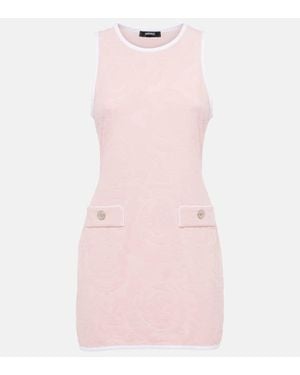 Versace Debossed Minidress - Pink