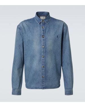 Saint Laurent Jeanshemd - Blau