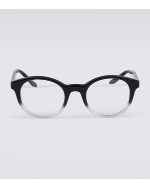 Giorgio Armani Runde Brille - Braun