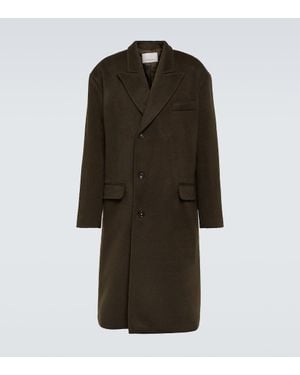 Frankie Shop Cappotto oversize Curtis in misto lana - Verde