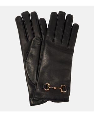 Gucci Guanti Horsebit - Nero