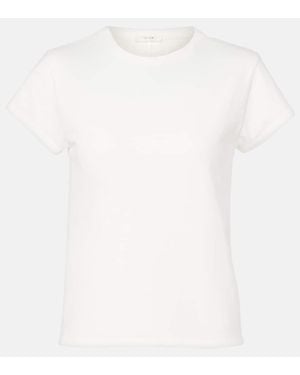 The Row Tori Cotton Jersey T-Shirt - White