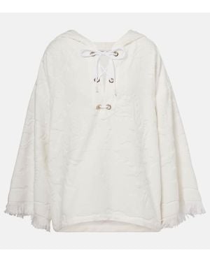 Dorothee Schumacher Sudadera Cosy Toweling En Jacquard De Algodon - Blanco