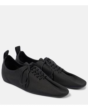 TOTEME Canvas Sneakers - Black