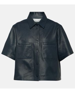 Yves Salomon Camicia Oversize - Blu