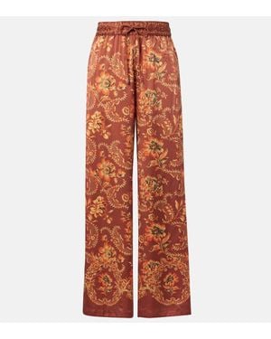 ALÉMAIS Pantaloni Seraphina - Arancione