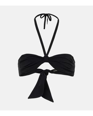 Isabel Marant Starla Halterneck Bikini Top - Black