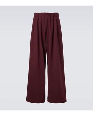 Dries Van Noten Pantaloni Sportivi - Rosso