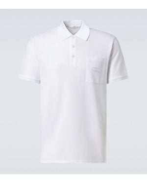 Givenchy Polohemd Aus Baumwoll-Pique - Weiß