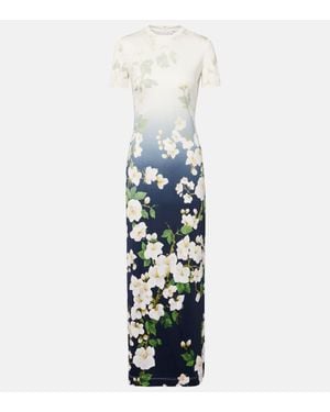 Oscar de la Renta Maxikleid - Weiß