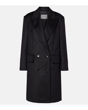Max Mara Mantel Cosa Aus Kamelhaar - Schwarz
